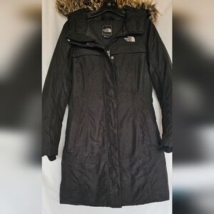 The North Face Women's Black Ski Jacket with Fur Hood
